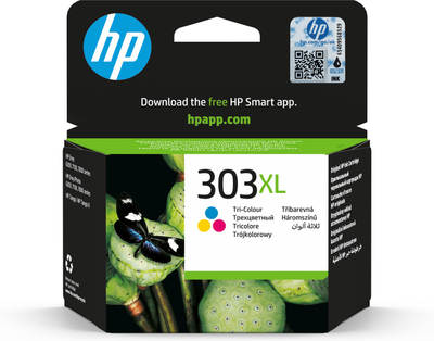 Кертриџ со мастило HP 303XL, три бои, висок принос, 10 ml