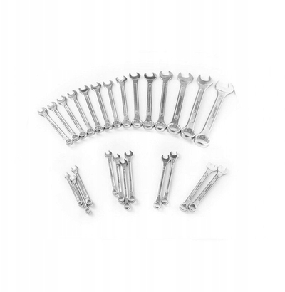 Set çelësash kombinim Forcekraft, 25 copë, 6-32 mm, metalik
