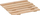 Nën-tanjir bambuje Bamboo Kitchen Mat, për tavolinë kuzhine, ngjyrë natyrale