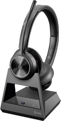 Kufje pa tela Poly Savi 7320 M Office, DECT, Bluetooth 5.3, stereo, të zeza