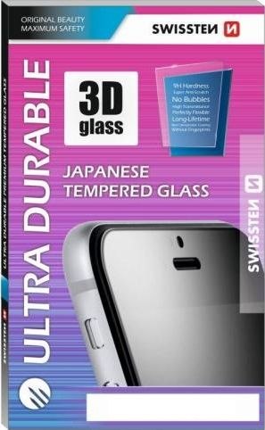 Mbrojtës ekrani SWISSTEN Ultra Durable 3D, për iPhone X XS, xham i temperuar, i bardhë