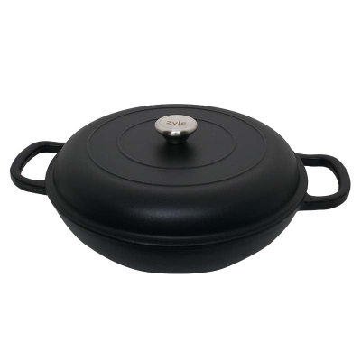 Tene gize Zyle ZY030CBKI, 30 cm, 3.5 L, e zezë