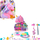 Set lodrash Polly Pocket Rainbow Unicorn Compact, 2 në 1, 2 kukulla, shumëngjyrësh