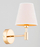 Lampë murale ALFA ASTRIT Gold, 1xE14, metal, ngjyrë ari