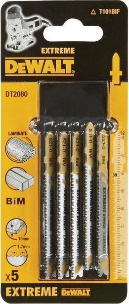 Set tehe sharre me lëvizje DeWALT DT2080, Bi-Metal, 59 mm, 5 copë