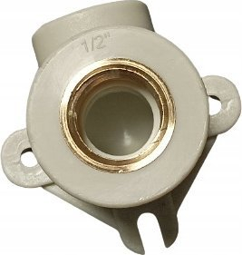 Kënd muri Sigma 20mm x 1/2", plastike, gri