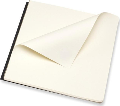 Bllok vizatimi Moleskine Art Sketch Pad, 7.5" x 7.5", fletë të trasha, i zi