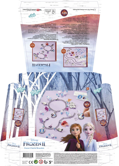Set byzylykësh Totum Disney Frozen II Forest Charm, DIY, shumëngjyrësh