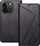 Këllëf libër Forcell F-Protect RFID Blocker për iPhone 14 Pro, me magnet, i zi