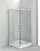 Kabinë dushi Deante Funkia Square, 90 cm, xham transparent, profil krom