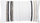 Jastëk dekorativ Home &amp; Styling Collection Stripe, 50 x 30 cm, pambuk, i bardhë me vija