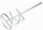 Përziers ndërtimi Graphite 58G784 96, 610x160mm, fije M14, metalik
