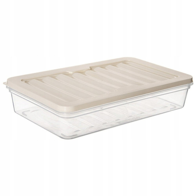Set ena plastike për ngrirje me kapak, 41 oz, 24 copë, transparente