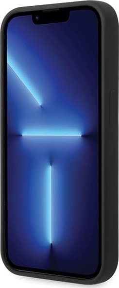 Kapak telefoni BMW BMHCP15L22SMPK, për iPhone 15 Pro 6.1", silikon, i zi
