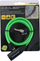 Катанец за велосипед Dunlop спирален, челично јаже 6mm, 90cm, зелен