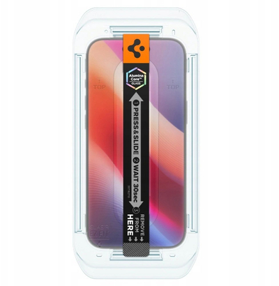Mbrojtës ekrani Spigen Glas.tR EZ Fit AluminaCore për iPhone Air, xham i temperuar 9H+, set 2 copë