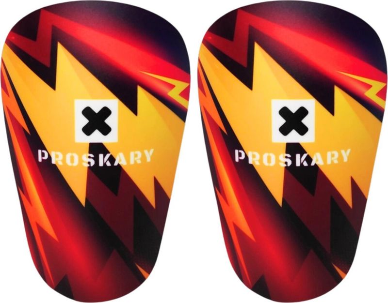 Mbrojtëse futbolli Proskary Venom, 12x8 cm, ultra të lehta, shumëngjyrëshe