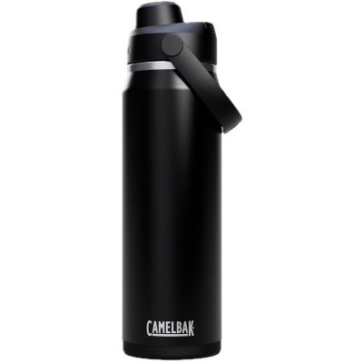 Shishe uji CamelBak Thrive Chug Insulated, çelik inox, 740ml, e zezë