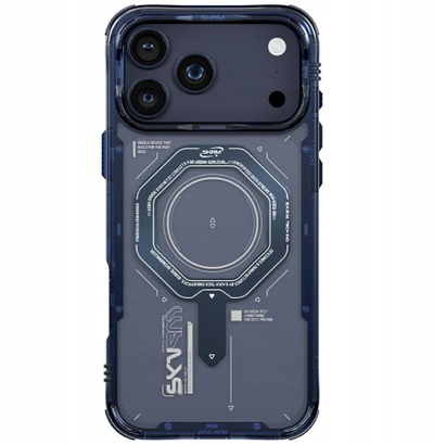 Kapak telefoni Skinarma Magma Pro për iPhone 17 Pro 6.3", MAG-Charge, blu