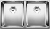 Lavaman kuzhine Blanco Andano 340/340-IF, çelik inox, montim mbi banak, gri metalik