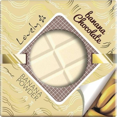 Puder fytyre Lovely Banana Chocolate, 9g, efekt kadifeje, me erë çokollatë-banane