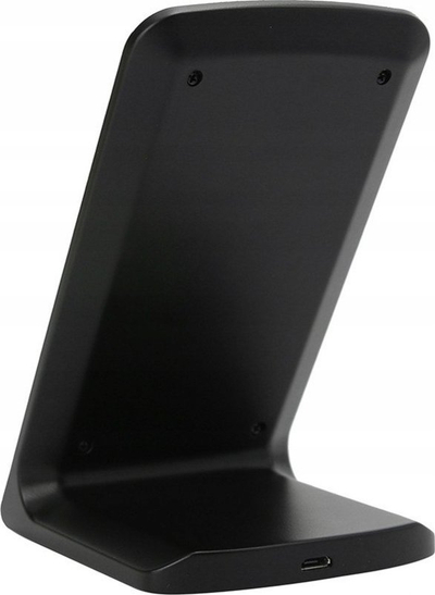 Karikues wireless FAST Qi G10C, karikim i shpejtë, me stand, ngjyrë e zezë