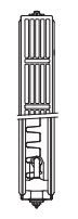 Radiator Stelrad Novello, tipi 21, 60 x 50 cm, 1000 W, i bardhë