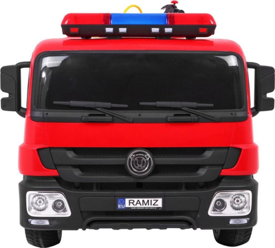 Makine elektrike për fëmijë Ramiz Fire Truck Evo, 12V, njëvendëshe, e kuqe