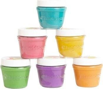 Set plasteline ChildGen Natural Play Dough, 6 ngjyra, jo toksike, për mosha 2+