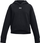 Bluzë me kapuç Under Armour Rival Fleece Crop, për vajza, e zezë