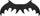 Krahë dekorativë Godan Black Wings, 42.9 x 17.9cm, të zinj