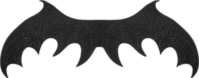 Krahë dekorativë Godan Black Wings, 42.9 x 17.9cm, të zinj