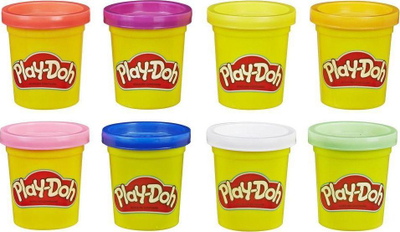 Plastelinë Play - Doh, 8 ngjyra