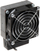 Ngrohës me ventilator Delta HVL-031, 100W, për shinë DIN TS-35, i zi