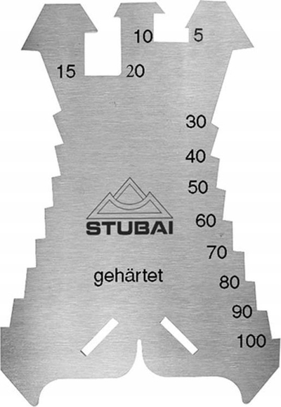 Shabllon shënjimi Stubai 278601, çelik, 140 x 100 mm, argjendtë