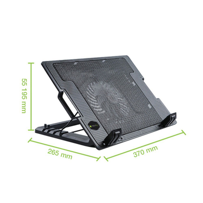 Mbajtëse ftohëse për laptop Techly, deri në 17.3"