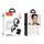 Kufje wireless Hoco EA6, open ear, Bluetooth 5.4, 10h, të zeza