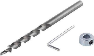 Stërvitës me shkallë dhe stop thellësie Wolfcraft 4642000, HSS, 9.5 mm