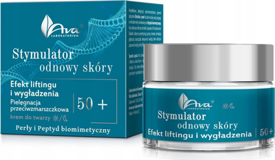 Krem fytyre Ava Renewal Stimulator 50+, për lëkurë të pjekur, me niacinamidë 6%, 50 ml