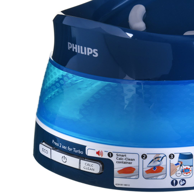 Станица за пеглање со пареа Philips GC7840/20, 2400W, резервоар 1.5L, сина и бела