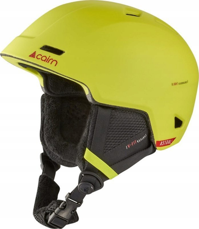 Helmet skimi për kalamaj Cairn Astral, 51-53 cm, ngjyrë lemon