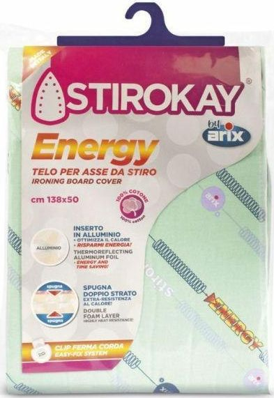 Mbështjellëse për tavolinë hekurosje Arix Energy T798, 138 x 50cm