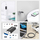 Adapter USB Wozinsky WAAC-01, USB-A në USB-C, OTG, i zi