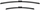 Set fshirëse xhami Bosch Aerotwin 3 397 014 318, 625mm 450mm, beam, i zi