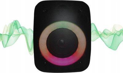 Kutizë Bluetooth LTC 4", USB SD AUX FM, 4000mAh, e zezë