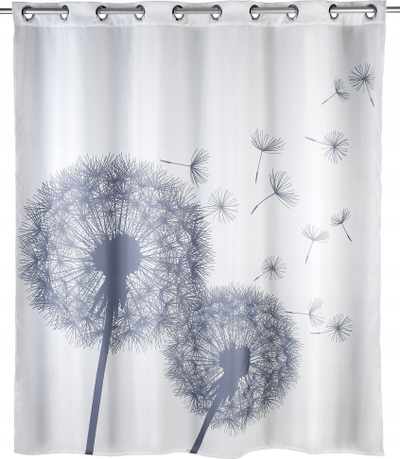 Завеса за туш Wenko Comfort Flex Astera, 180 x 200 cm, полиестер, шарена
