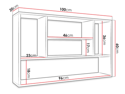Raft muri Rezotio (100 x 60 x 20)
