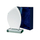 Trofe xhami Tryumf G010, 21cm, me kuti, transparent