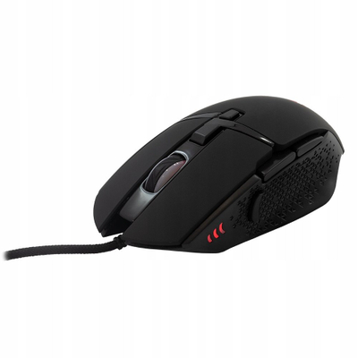 Гејминг глувче Baracuda RAPTOR BGM-051, 6400 DPI, 8 копчиња, црно
