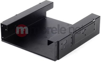 Adapter bay SilverStone SST-SDP10B, nga 5.25" në 3.5" edhe 2x2.5", i zi
